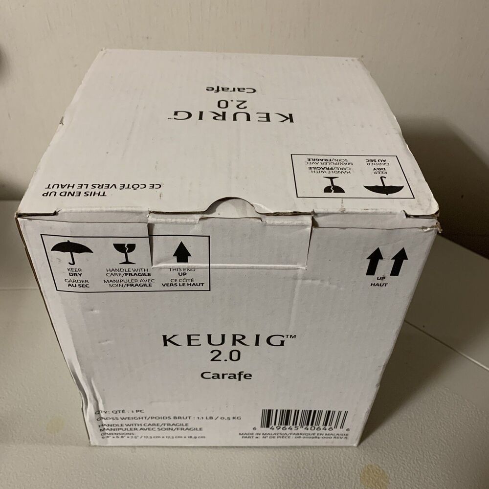 Keurig 2.0 Thermal Carafe - Black with Silver Handle